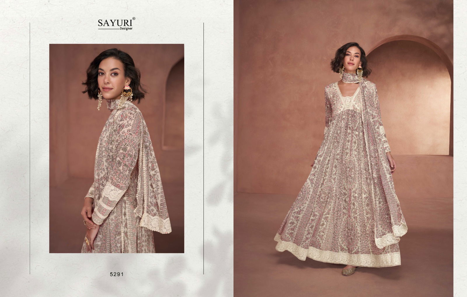 Sayuri Seerat Georgette Wedding Suits Catalog
